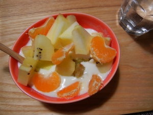 キウイ みかん りんごのフルーツヨーグルト レシピ 作り方 By Kon9093 楽天レシピ