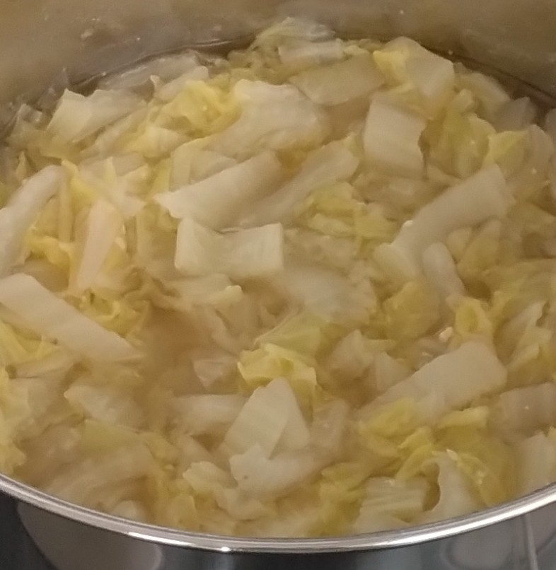 胃に優しい✨玉ねぎと白菜のくたくた味噌汁✨