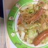 冷蔵庫に残った混ぜ合わせ焼き