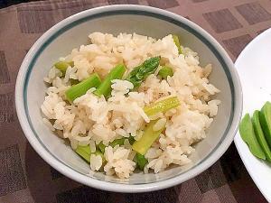 アスパラバター醤油ご飯 レシピ 作り方 By 週末は男子厨房 楽天レシピ