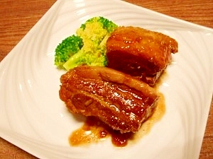 皮付き豚バラ肉☆角煮