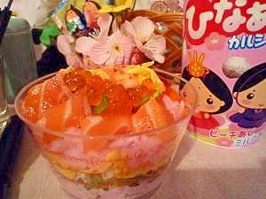 ひな祭り 大人も嬉しい サーモンいくらのカップ寿司 レシピ 作り方 By Coco 楽天レシピ