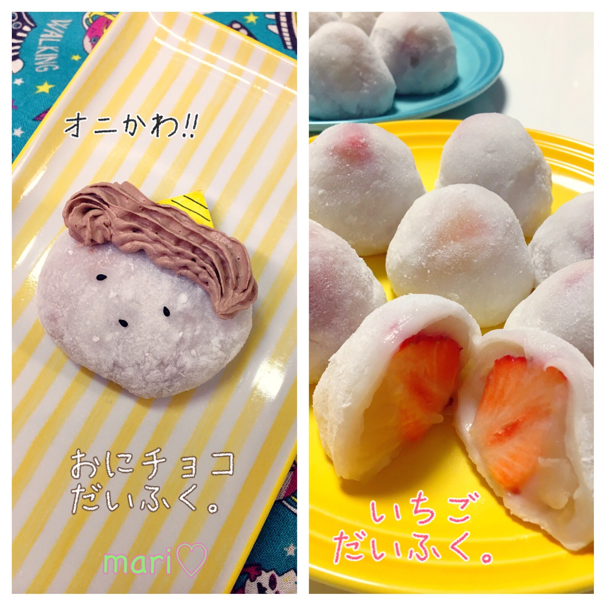 時間がたっても柔らか〜い！レンジで簡単いちご大福♡