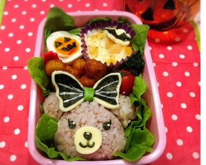 ハロウィン16 ディズニー モーヴキャラ弁 レシピ 作り方 By 姉妹mama 楽天レシピ