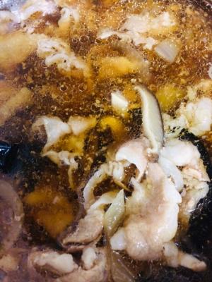 しいたけと豚バラ肉のうどん汁 レシピ 作り方 By ドーナツ 楽天レシピ