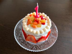 １歳の誕生日に ヨーグルトでバースデーケーキ レシピ 作り方 By 凜姉 楽天レシピ