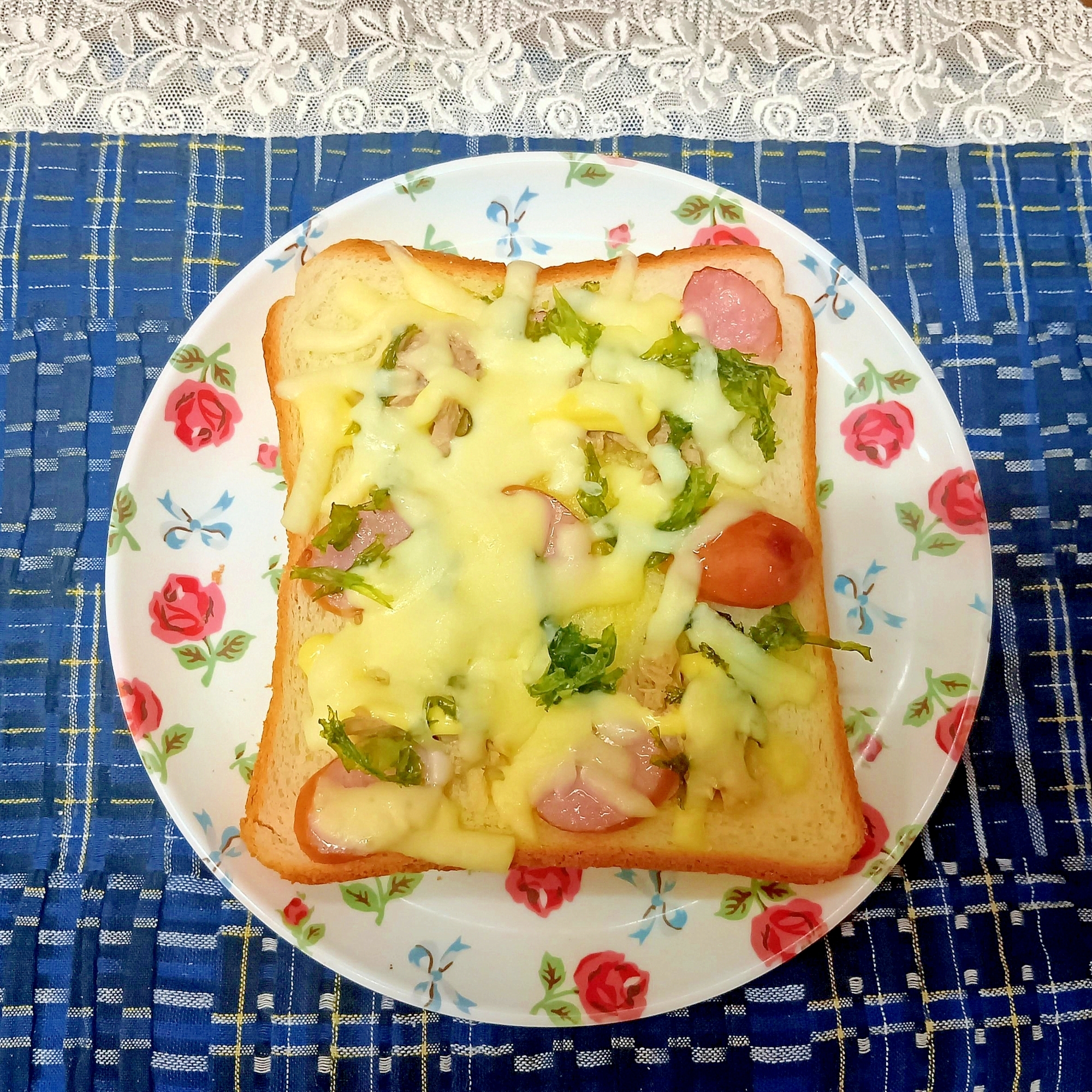 海苔ピザトーストその8
