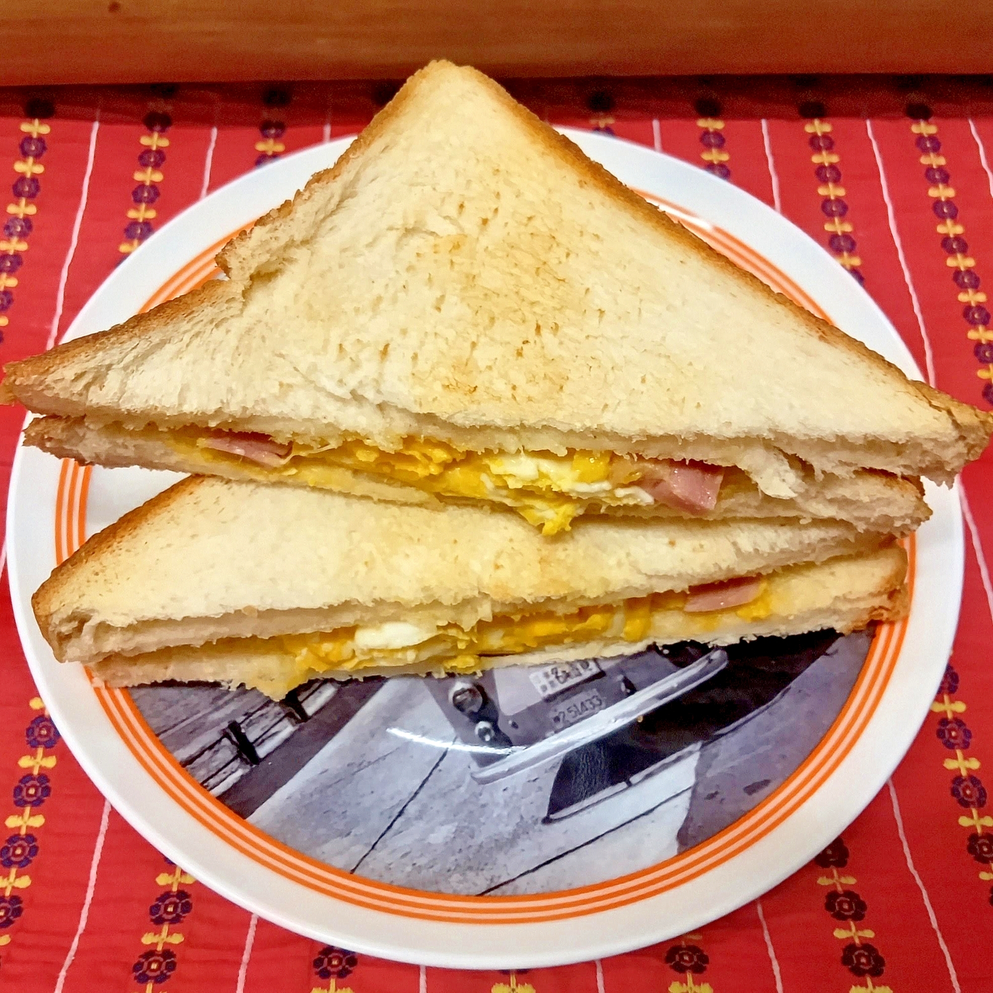 たまごトーストサンドその4