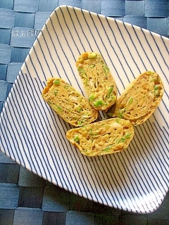 減塩♪ふわふわオクラの卵焼き