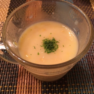 簡単 コーンクリーム缶で冷製コーンスープ レシピ 作り方 By Hiro20101206 楽天レシピ