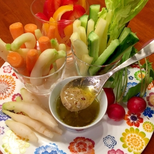 つららラディッシュと野菜のバーニャカウダ レシピ 作り方 By Ume S Kitchen 楽天レシピ