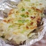 シュウマイのねぎマヨチーズ焼き