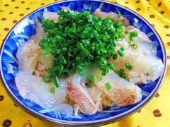 鯛の塩麹漬けの丼