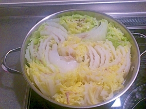 Cmのアレ 豚と白菜の重ね蒸し鍋 レシピ 作り方 By Sonokotetsu 楽天レシピ