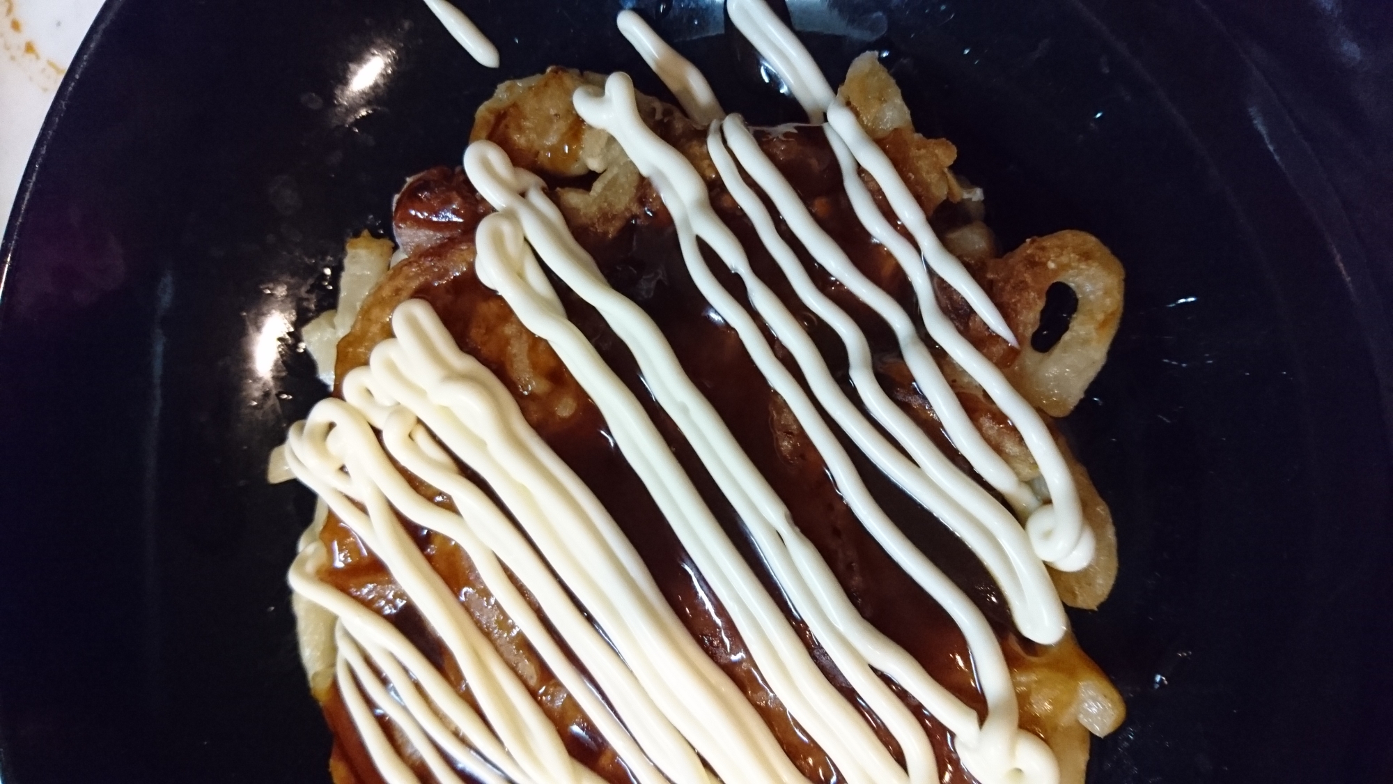 甘った焼きうどんでお好み焼きリメイク☆