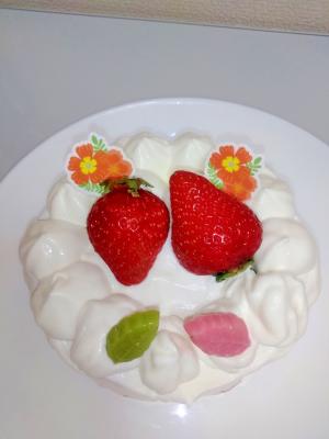 卵1個の苺ショートケーキ レシピ 作り方 By Yukkiy8 楽天レシピ 卵1個の苺ショートケーキ レシピ 作り方 By Yukkiy8 楽天レシピ