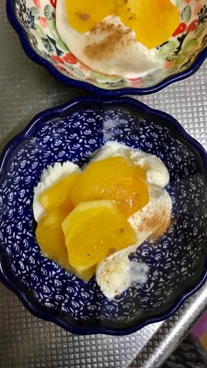 温かい柿のせ冷凍バニラヨーグルト レシピ 作り方 By Tonton22 楽天レシピ