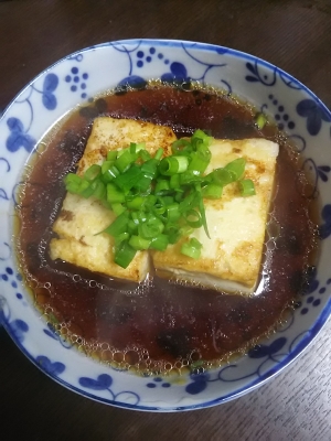 めんつゆで簡単 揚げ出し豆腐 レシピ 作り方 By こころママ 楽天レシピ