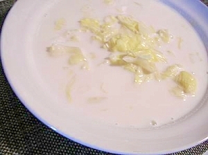 キャベツのミルクコンソメスープ レシピ 作り方 By ブ 子 楽天レシピ