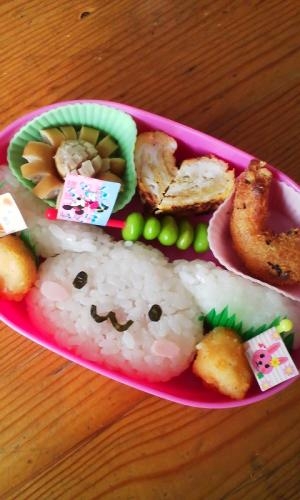 幼稚園に シナモンちゃんキャラ弁 レシピ 作り方 By Tekonani 楽天レシピ