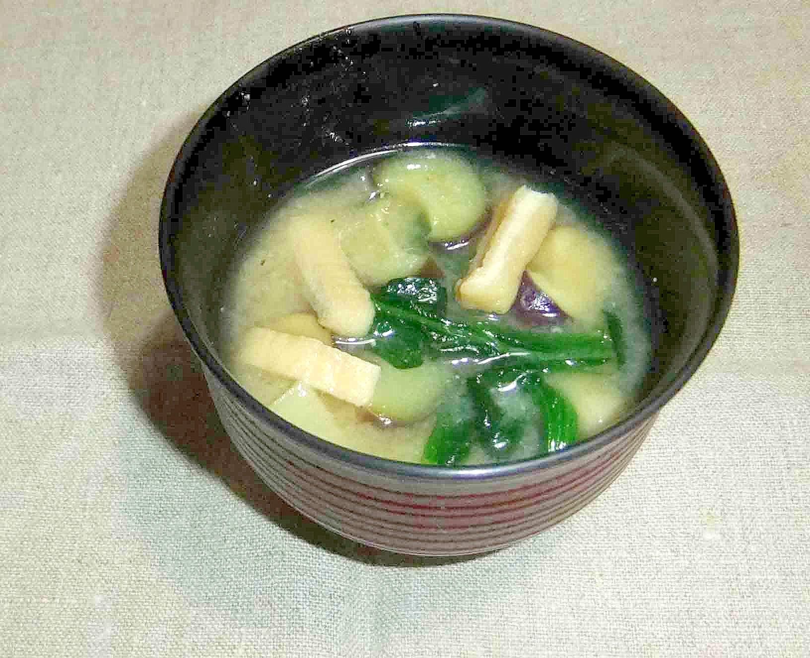 黒くならないヒント☆茄子と豆腐の美味しいお味噌汁♪