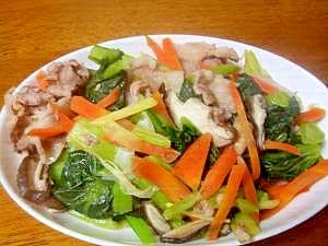 ターサイとしょうがでヘルシーぽかぽか野菜炒め レシピ 作り方 By こまち こまち 楽天レシピ