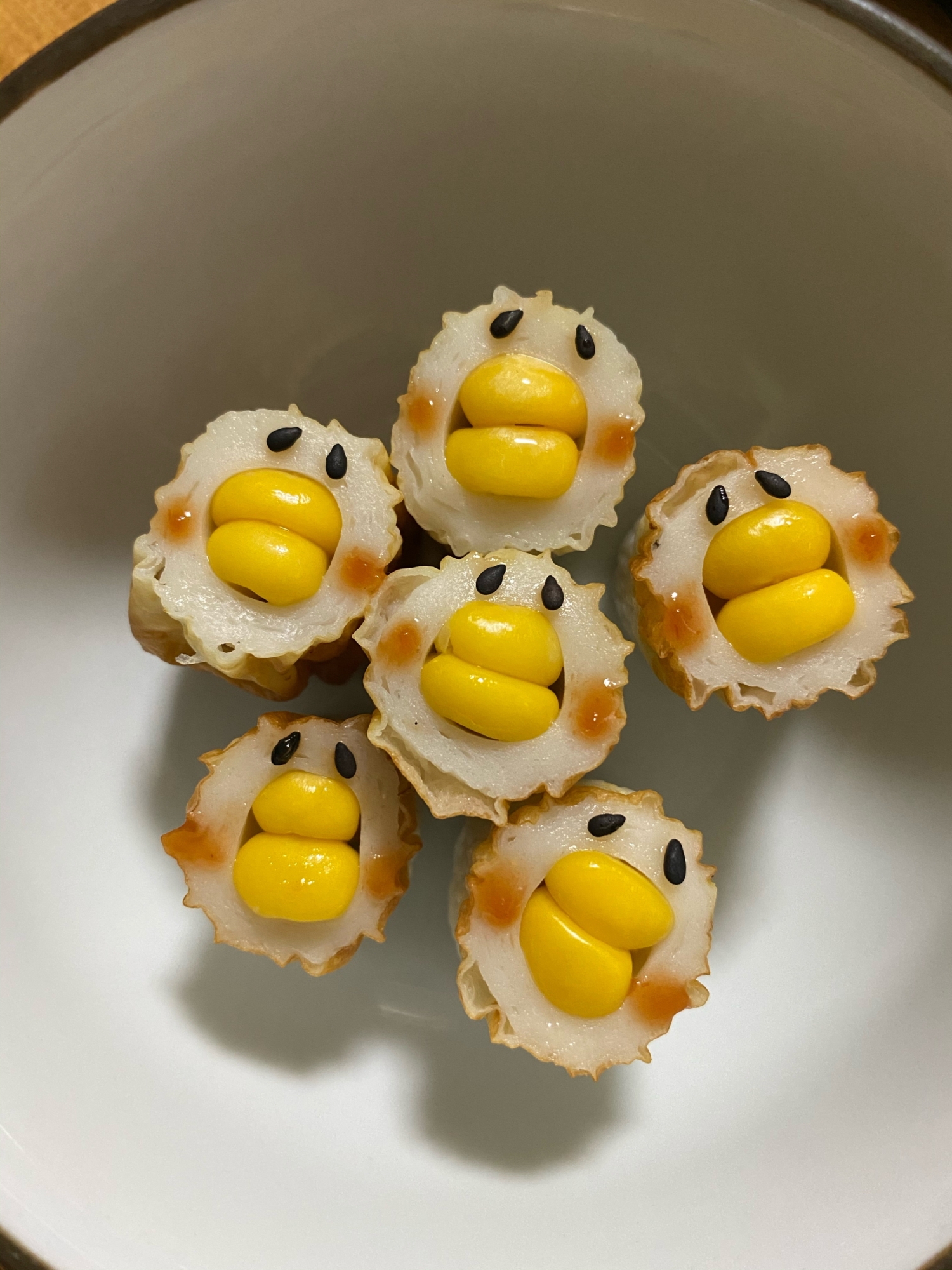 ちくわでゆるかわヒヨコ量産♡♡