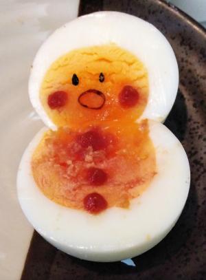 お弁当に 簡単 ゆで卵の雪だるま キャラ弁 レシピ 作り方 By Mrtem 楽天レシピ