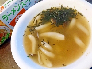 低糖質低kcalしめじのヒガシマルラーメンスープ レシピ 作り方 By Hideok888 楽天レシピ