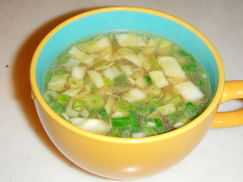1. ベジブロスで野菜スープ