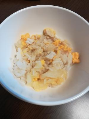離乳食中期 ササミとキャベツの卵そうめん レシピ 作り方 By もん1223 楽天レシピ