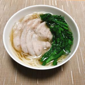 春菊と豚肉のにゅうめん レシピ 作り方 By ゆきだるま19 楽天レシピ