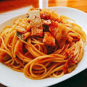 豚キムチパスタ レシピ 作り方 By やっすん 楽天レシピ