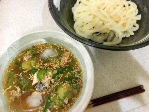 夏 鯖缶のつけ麺風冷やしうどん レシピ 作り方 By Balletmom 楽天レシピ