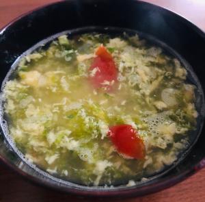 あおさと卵とトマトの和風スープ レシピ 作り方 By Yuri Yuri 楽天レシピ