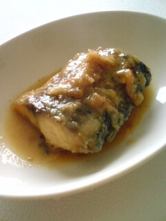1. 焼き鯖の梅味噌煮