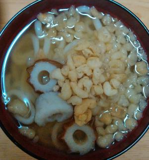 揚げ玉と竹輪のうどん レシピ 作り方 By にゃりんabc 楽天レシピ