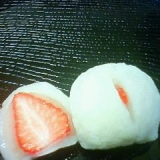 レンジ餅で作る ★いちご大福★