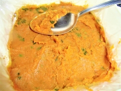 ピリっと辛いかぼちゃのカレーあえ