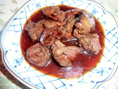 レバーとハツが付いてくる!お安い鳥肝で甘辛煮
