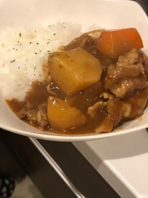 りんごジュースを入れたカレーライス レシピ 作り方 By 料理人のたまご 豆しば 楽天レシピ