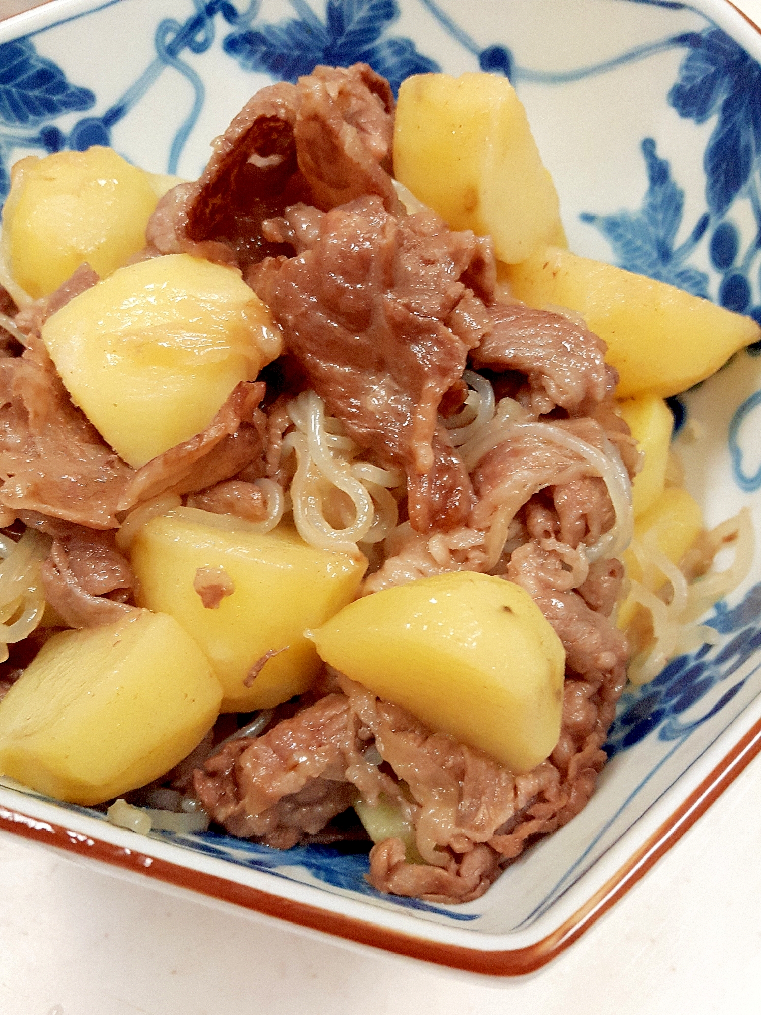 子供が大好き！糸こんにゃくかさ増しの肉じゃが♪