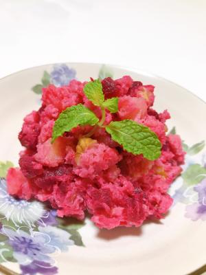 食卓が華やかに ビーツ入りポテトサラダ レシピ 作り方 By 初音 楽天レシピ 食卓が華やかに ビーツ入りポテトサラダ レシピ 作り方 By 初音 楽天レシピ