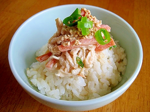簡単！癖になる☆きりぼし大根のマヨ丼