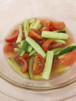 かんたん酢で きゅうりとトマトのピクルス レシピ 作り方 By みんとa 楽天レシピ