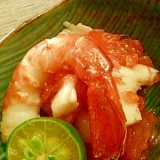 グレープフルーツと海老のオシャレなタイ風サラダ