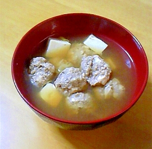 市販のつみれを使って簡単具沢山つみれ汁