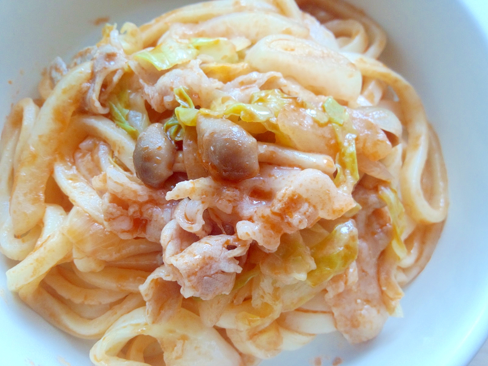 お野菜たっぷり♪ナポリタンうどん☆