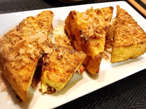 簡単おつまみ カリ焼き厚揚げ レシピ 作り方 By Miiie 楽天レシピ