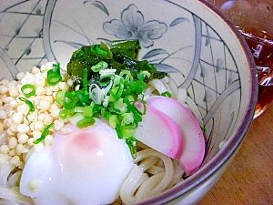 コロうどん(冷やしうどん)